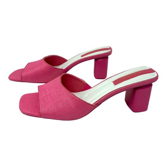 Franco Sarto Linley Slide Sandals Pink Size 6 NWT $110 MSRP - Picture 7 of 7